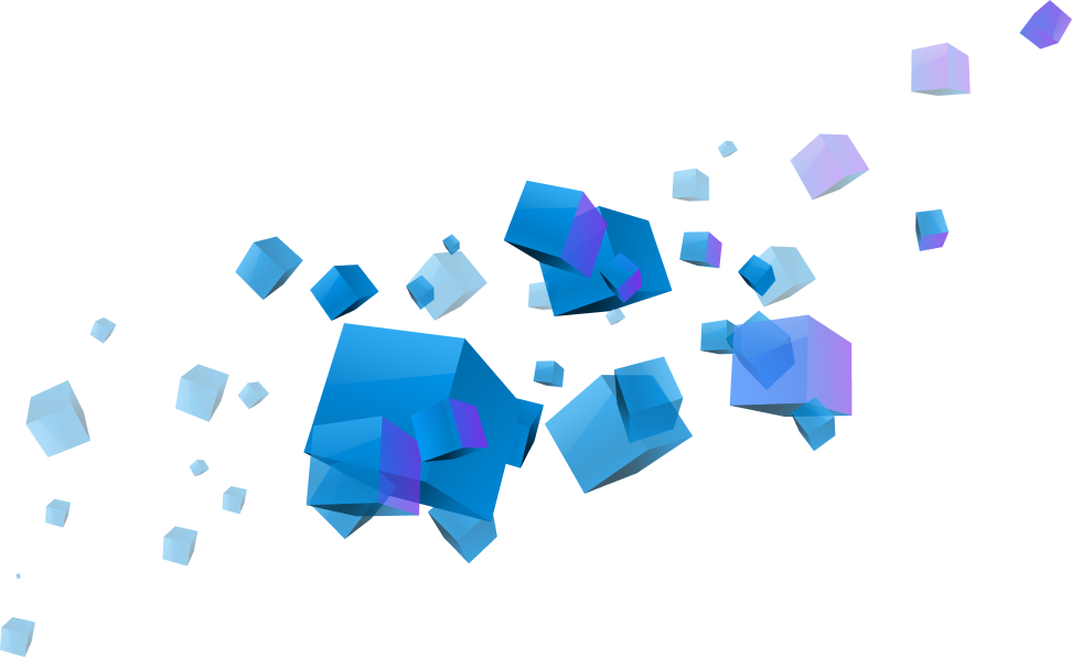 cube on bg